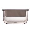 Adhesive Tissue Box Holder, Wall Mounted Tissue Box Cover Dispenser, Under Cabinet Paper Holder, Clear Toilet Paper Holder for Home Restaurant Bathroom Desk Bedroom Kitchen(Coffee Brown) view 1