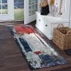 Jinnrug Hallway Narrow Runner Rug Non-Slip Washable Long Corridor Carpet Runners for Entryway, Kitchen, Bedroom Floor Mat 60x100cm/80x350cm/90x400cm (Size : 2 ft 3.3 ft) view 1