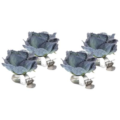 ARTIBETTER 4pcs Flower Curtain Clips Elegant Curtain Tiebacks for Home Decor Strong Clamping Force Decorative and Fashionable Design