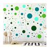 StickerDeen 500+ Assorted Polka Dot Circle Wall Stickers for Kids Bedroom Living Room, Classroom, Playroom Decor Removable Vinyl Wall Stickers Dots Wall Decals (Greens (Mixed)) view 1