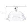 BESTOYARD 1 set cake pan with lid table tray Plastic Cake Dome cake container multi functional serving platter cake plate Bread breakfast tray Fruit Storage Plate protective cover Dessert pp view 2