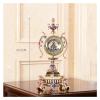 WAOCEO Desk Clock Crystal Glass Table Clock Home Decoration Living Room Decoration Clock Gift Clock Clock Quartz view 2