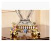 WAOCEO Desk Clock Crystal Glass Table Clock Home Decoration Living Room Decoration Clock Gift Clock Clock Quartz view 3