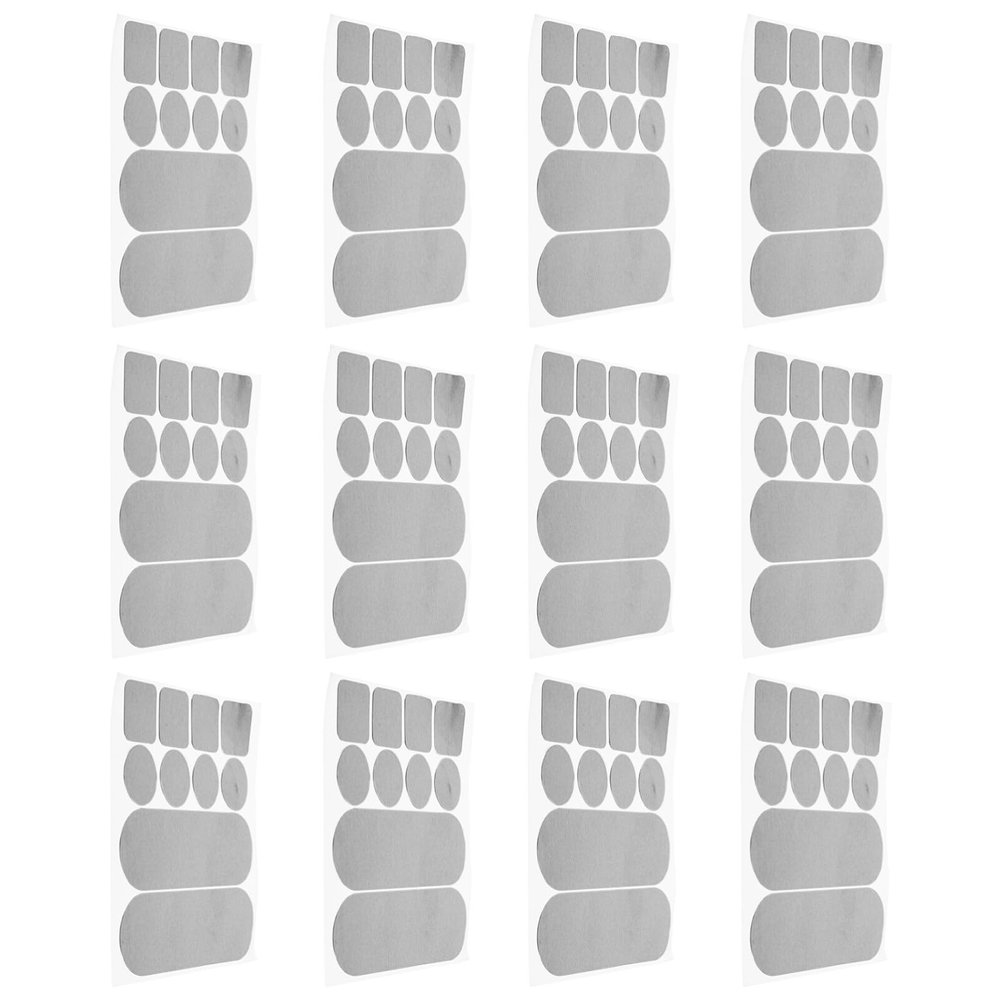 Uonlytech 12sheets Multi-use Aluminum Patches for Kitchenware Repair Sturdy High-temperature Resistant Stickers for Seam Bundling and Splicing Versatile Kitchen Household Applications