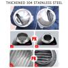 Chimney Vent Cowl Cap, with Mesh 304 Stainless Steel Rainproof Exterior Wall Air Outlet Exhaust Pipe Outdoor Rain and Snow Cover Protector Cap (125mm/5Inch) view 3