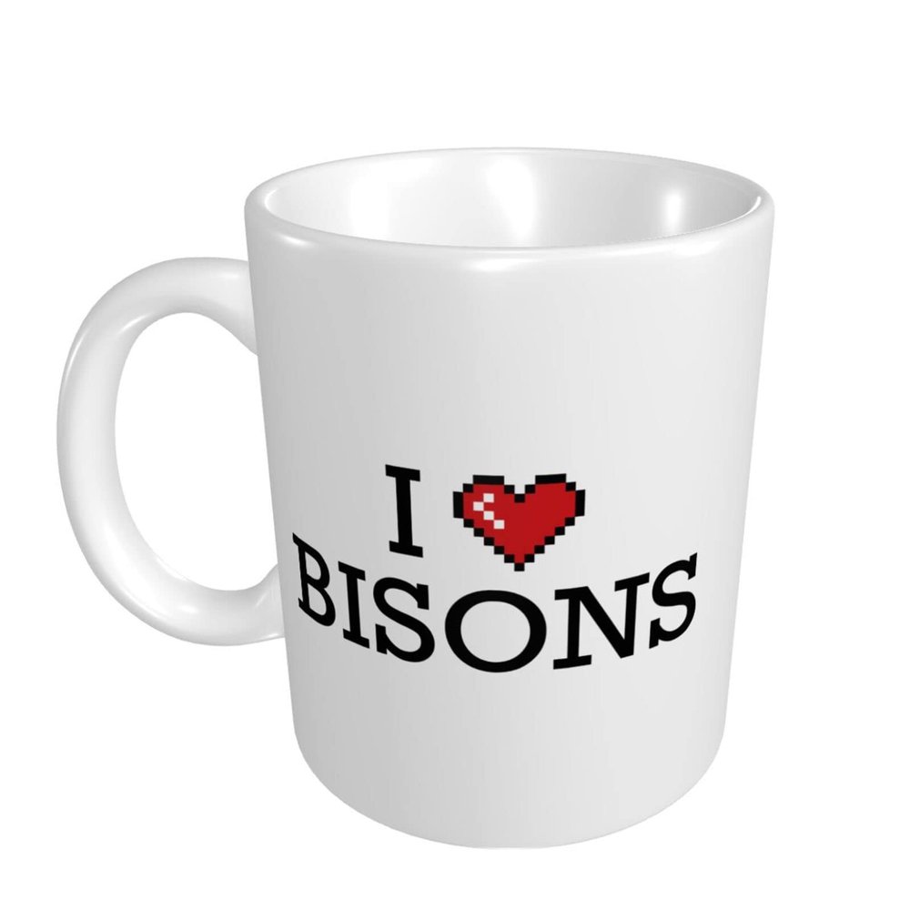 Abipuir Funny Mugs For Men I Love Bisons Mug Cool Gifts Sarcastic Coffee Mugs