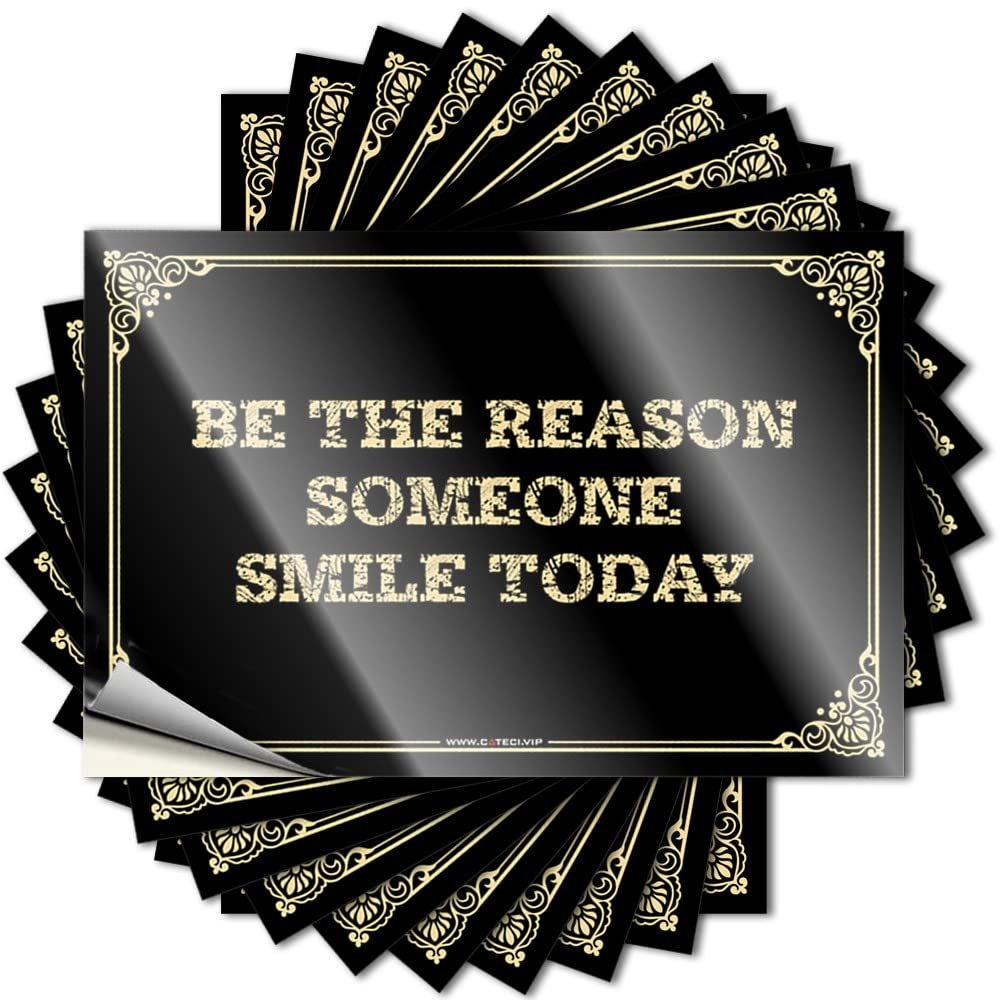 Car Decals Be The Reason Someone Smile Today Stickers Stickers for Cars Car Stickers (Color : Colour, Size : 12X18CM)