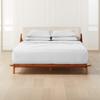 800-Thread-Count, 100% Egyptian Cotton, 34" Split Head Sheet Set 6-PC |1 Fitted, 1 Flat, 4 Pillowcases| 800TC Long Staple Cotton, Fits 12" Deep Pockets - Split Head King Size, White Color view 2