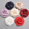 LIBERGA 10 Pcs Artificial Flower Heads Wedding Home Decoration Accessories 5cm Camellia Flower Heads Aesthetic Faux Flowers Decor Crafts,Pink view 2