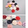 LIBERGA 10 Pcs Artificial Flower Heads Wedding Home Decoration Accessories 5cm Camellia Flower Heads Aesthetic Faux Flowers Decor Crafts,Pink view 3
