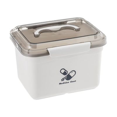 LABRIMP Medicine Case Handle Versatile Storage Case for Home School Travel Large Aid Kit