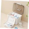 LABRIMP Medicine Case Handle Versatile Storage Case for Home School Travel Large Aid Kit view 4