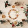 Christmas Wreath Decoration, Bell Wreath Wall Hanging Garland for Indoor Xmas Festival Party Supply Ornament view 4