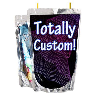 32- Totally Custom Juice Pouch Birthday Celebration Decorations - Party Favors with Personalized - Perfect Decorations - Stickers for Any Event
