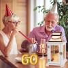 HN HAIINAA 60th Wedding Anniversary Lantern - Anniversary Decoration for Couple, Parents, Grandparents view 2