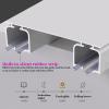 Double Ceiling Curtain Track, Ceiling Mount Curtain Rail System, Room Divider, Aluminum Sliding Drop Ceiling Track Set for Curtains, Curtain Track Ceiling Mounted Straight Ceiling Track ( Color : B , view 4