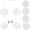 Angoily 2pcs Mattress Retainer Bars Mattress Grippers for Bed Frames Easy to Install - Holders Bed Stabilizers view 1