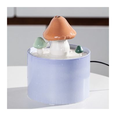 Tabletop Fountain Cute Mini Desktop Fountain Ceramic Tabletop Water Fountain Feature for Indoor and Outdoor Home Decoration Table Desktop Office Desktop Fountains (Color : 1, Size : CH)