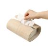 Tissue Box Creative Stone Tissue Box, Living Room and Dining Room Drawer Decoration, High-end Home Tabletop Napkin Paper Box Tissue Box Holder view 1