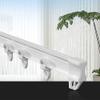 Shower Flexible Bendable Curtain Track, Ceiling/Wall Mount Window Curtain Rod for Bathroom/Shower/Balcony, Room Divider (Color : Wall Mount, Size : 2m/6.5ft) view 4