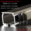 LIYI929GP Bay Window Curtain Track Curtain Rail Wall-Mounted and Ceiling-Mounted, Room Dividers Curtain Track System-Room Divider-Sliding Double Track for Privacy Living Room, Straight Curved Track view 3