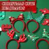 Riceshoot 50 Pcs Christmas Headbands Santa Reindeer Antlers Headbands Christmas Accessories Xmas Costume Headwear Holiday Headband for Christmas Party Favor, 25 Styles view 4
