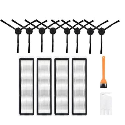 ALPGEN Main Brush Hepa Filter Side Brushes Mop Cloth/Fit for Dreame D9 L10 Pro Vacuum Cleaner Parts Sweeping Robot Set (Color : Dark Grey)