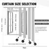 Anytime Dream Star Blackout Curtains for Kids Rooms Girl Princess Curtain for Daughter Bedroom Window (Blue Purple,1 Panel,W52 x L95inch) view 2