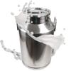 60L/15.85Gal Stainless Steel Farm Milk Can Wine Pail Dairy Pot Bucket Tote Jug Milk Bottle Oil Barrel Tea Canister Silicone seal with Carry Handle view 3