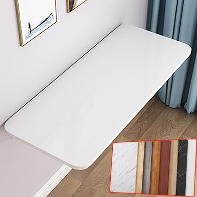 Wall Mounted Drop Leaf Table,Drop Down Table,Floating Folding Computer Desk,Collapsible Workbench For Home Office,Laundry Room,Garage,Basement Bar,Study,Bedroom,Kitchen ( Color : White , Size : 100*50