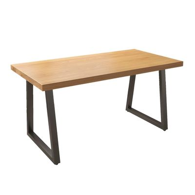 CraftThink Dining Table, Modern Rectangle Table with Solid Wood Features in Natural Color for Living Dining Room Home Furniture,1 Table 47" L x 23.5" W x 29.5" H