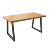 CraftThink Dining Table, Modern Rectangle Table with Solid Wood Features in Natural Color for Living Dining Room Home Furniture,1 Table 47" L x 23.5" W x 29.5" H view 1