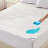 King Size Waterproof Mattress Protector, 40% Rayon Derived from Bamboo Cooling Mattress Pad Cover, 3D Air Fabric Breathable Mattress Pad Fitted with Deep Pocket 6"- 15" Machine Washable view 1