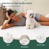 King Size Waterproof Mattress Protector, 40% Rayon Derived from Bamboo Cooling Mattress Pad Cover, 3D Air Fabric Breathable Mattress Pad Fitted with Deep Pocket 6"- 15" Machine Washable view 3