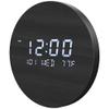 HAODING Wall Clock Silent Non Ticking, LED Digital Wall Clock with Large Display of Time, Decorative, Date, and Temperature,12/24H Time Mode Wall Clocks Digital Kitchen Clock for Living Room 7.56 in view 1