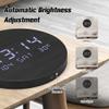 HAODING Wall Clock Silent Non Ticking, LED Digital Wall Clock with Large Display of Time, Decorative, Date, and Temperature,12/24H Time Mode Wall Clocks Digital Kitchen Clock for Living Room 7.56 in view 3