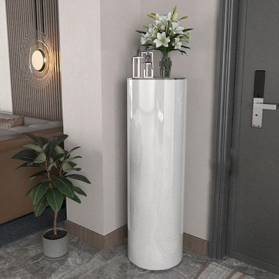 DTREEL Rotating Shoe Rack 360 Original, Free Standing Metal Revolving Shoe Stand, Vertical Shoe Rack for Small Spaces Storage Simple and Modern for Entrance (Color : White, Size : 90cm/39.5in)