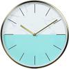 OSWINT Wall Clock Creative Fashion Personality Fashion Modern Fine Side Clock Simple Bedroom Living Room Mute Precise,White a,30.5Cm (Color : Blue C, Size : 30.5Cm) view 1