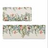 Rustic Eucalytus Bath Mat for Tub,Non Slip Bathroom Floor Runner Rug Quick Dry & Absorbent Diatomaceous Earth Shower Sink Kitchen Washable Doormat,Xmas Green Pine Tree Winter Christmas 20x24+20x48 view 1