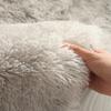 BESTORI Soft Fluffy Area Rug for Bedroom Living Room Home Decor Fluffy Fuzzy Shag Shaggy Carpet Soft Plush Furry Bedside Rug for Children Kids Girls Room Dark Green, 19.7 x 47.2 in view 2