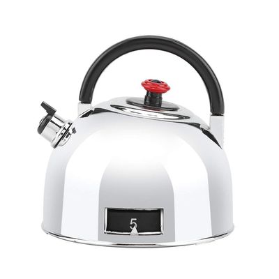 Kitchen Timer, Stainless Steel Mechanical Wind Up Timer, Teapot Shaped 60 Minutes Kitchen Timer, Time Reminder for Cooking Baking Gadget Kitchen