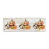 Marble Pumpkins Bath Mat for Tub,Non Slip Bathroom Floor Runner Rug Quick Dry & Absorbent Diatomaceous Earth Shower Sink Kitchen Doormat,Boho Checkered Orange Fall Thanksgiving Holiday 20"x63" view 1