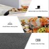 Marble Pumpkins Bath Mat for Tub,Non Slip Bathroom Floor Runner Rug Quick Dry & Absorbent Diatomaceous Earth Shower Sink Kitchen Doormat,Boho Checkered Orange Fall Thanksgiving Holiday 20"x63" view 3