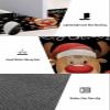 Merry Christmas Bath Mat for Tub,Non Slip Bathroom Floor Runner Rug Quick Dry & Absorbent Diatomaceous Earth Shower Sink Bedroom Kitchen Washable Doormat,Xmas Reindeer Winter Snowflake Black 16"x47" view 4