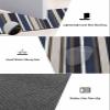 Navy Blue Stripes Bath Mat for Tub,Non Slip Bathroom Floor Runner Rug Quick Dry & Absorbent Diatomaceous Earth Shower Sink Kitchen Washable Doormat,Retro Brown Abstract Gradient Stripes 20x24+20x48 view 3