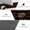 Black Gold Pumpkins Bath Mat for Tub,Non Slip Bathroom Floor Runner Rug Quick Dry & Absorbent Diatomaceous Earth Shower Sink Kitchen Washable Doormat,Thanksgiving Fall Harvest Autumn Festival 20"x63" view 4
