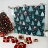 Double Love Christmas Bathroom Curtain 72 Inch Shower Curtain with Hooks, Waterproof Polyester Bath Curtain Washable Bathtub Curtain Santa Winter Snowflake Xmas Pine Tree 48''x 72'' view 2