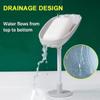 Wall-Mounted Countertop Dual-Purpose Soap Box, Soap Dish Holder for Shower Bathroom Kitchen, Soap Box Holder with Suction Cups, Self-Draining Soap Holder (3pcs) view 4