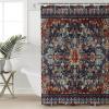 Double Love Vintage Flowerm Bathroom Curtain 96 Inch Shower Curtain with Hooks, Waterproof Polyester Bath Curtain Washable Bathtub Curtain Luxurious Classic Old World Aesthetics 72''x 96'' view 1