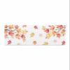 Fall Leaves Bath Mat for Tub,Non Slip Bathroom Floor Runner Rug Quick Dry & Absorbent Diatomaceous Earth Shower Sink Bedroom Kitchen Washable Doormat,Happy Thanksgiving Harvest Autumn White 20"x63" view 1